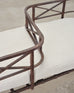 20th C. French Neoclassical Iron Tête-À-Tête Garden Bench