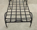 Pair Tetes de Lionnes Bronze Iron Chaise Longues After Giacometti