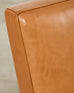 Ralph Lauren Mahogany Leather Italian Dalton Dining Chair