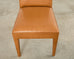 Ralph Lauren Mahogany Leather Italian Dalton Dining Chair