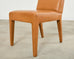Ralph Lauren Mahogany Leather Italian Dalton Dining Chair