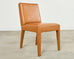 Ralph Lauren Mahogany Leather Italian Dalton Dining Chair