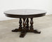 Country English Round Extension Dining Table by Theodore Alexander