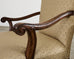 Set of Ten Therien Studio Volute Walnut Dining Chairs