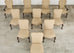 Set of Ten Therien Studio Volute Walnut Dining Chairs