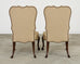 Set of Ten Therien Studio Volute Walnut Dining Chairs