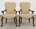 Set of Ten Therien Studio Volute Walnut Dining Chairs