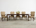 Set of Ten Therien Studio Volute Walnut Dining Chairs