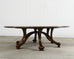 Therien Studio for Dessin Fournir Walnut Volute Dining Table