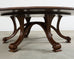 Therien Studio for Dessin Fournir Walnut Volute Dining Table