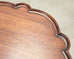 Georgian Style Carved Mahogany Pie Crust Tripod Drinks Table