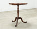 Georgian Style Carved Mahogany Pie Crust Tripod Drinks Table