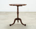 Georgian Style Carved Mahogany Pie Crust Tripod Drinks Table