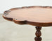 Georgian Style Carved Mahogany Pie Crust Tripod Drinks Table