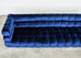 Todd Merrill Custom Sectional Sofa Ottoman Blue Velvet