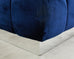 Todd Merrill Custom Sectional Sofa Ottoman Blue Velvet