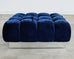 Todd Merrill Custom Sectional Sofa Ottoman Blue Velvet