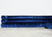 Todd Merrill Custom Sectional Sofa Ottoman Blue Velvet