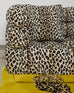 Todd Merrill Custom Sectional Sofa with Schumacher Snow Leopard