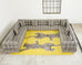 Todd Merrill Custom Sectional Sofa with Schumacher Snow Leopard