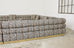 Todd Merrill Custom Sectional Sofa with Schumacher Snow Leopard