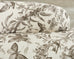 French Toile de Jouy Flora and Fauna Upholstered Daybed Chaise