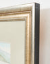 Tomales Bay Watercolor in Silver Giltwood Frame