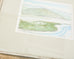 Tomales Bay Watercolor in Silver Giltwood Frame