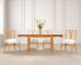 Tommi Parzinger for Charak Mahogany Danbury Extend Dining Table