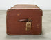 Early 20th Century Art Deco Canvas and Bentwood Steamer Trunk
