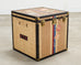 Louis Vuitton Style Steamer Hat Trunk by Crouch & Fitzgerald