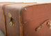 Early 20th Century Art Deco Canvas and Bentwood Steamer Trunk