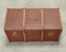 Early 20th Century Art Deco Canvas and Bentwood Steamer Trunk