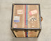 Louis Vuitton Style Steamer Hat Trunk by Crouch & Fitzgerald