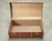 Early 20th Century Art Deco Canvas and Bentwood Steamer Trunk