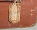 Early 20th Century Art Deco Canvas and Bentwood Steamer Trunk