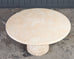 Dennis and Leen Neoclassical Louis XVI Style Stone Garden Dining Table