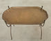 Neoclassical Style German Patinated Brass Tray Cocktail Table