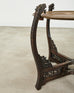 Chinese Qing Style Brass Tray Table with Dragon Supports