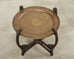 Chinese Qing Style Brass Tray Table with Dragon Supports