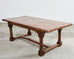 Country French Provincial Hardwood Farmhouse Trestle Dining Table