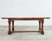 Country French Provincial Hardwood Farmhouse Trestle Dining Table