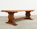 Country French Oak Farmhouse Trestle Dining Table 8 Ft.