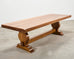 Country French Oak Farmhouse Trestle Dining Table 7.8 Ft