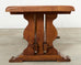 Country French Oak Farmhouse Trestle Dining Table 8 Ft.