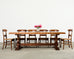 Country French Oak Farmhouse Trestle Dining Table 8 Ft.