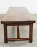 19th Century Country French Oak Farmhouse Trestle Table 9.5 Ft