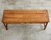 Country French Provincial Fruitwood Farmhouse Trestle Dining Table