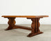 Country French Oak Farmhouse Trestle Dining Table 8 Ft.
