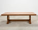 Country French Oak Farmhouse Trestle Dining Table 7.8 Ft